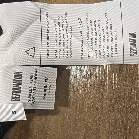 Reformation "Crawford" dress in Silver -Size Small - Picture 12 of 14